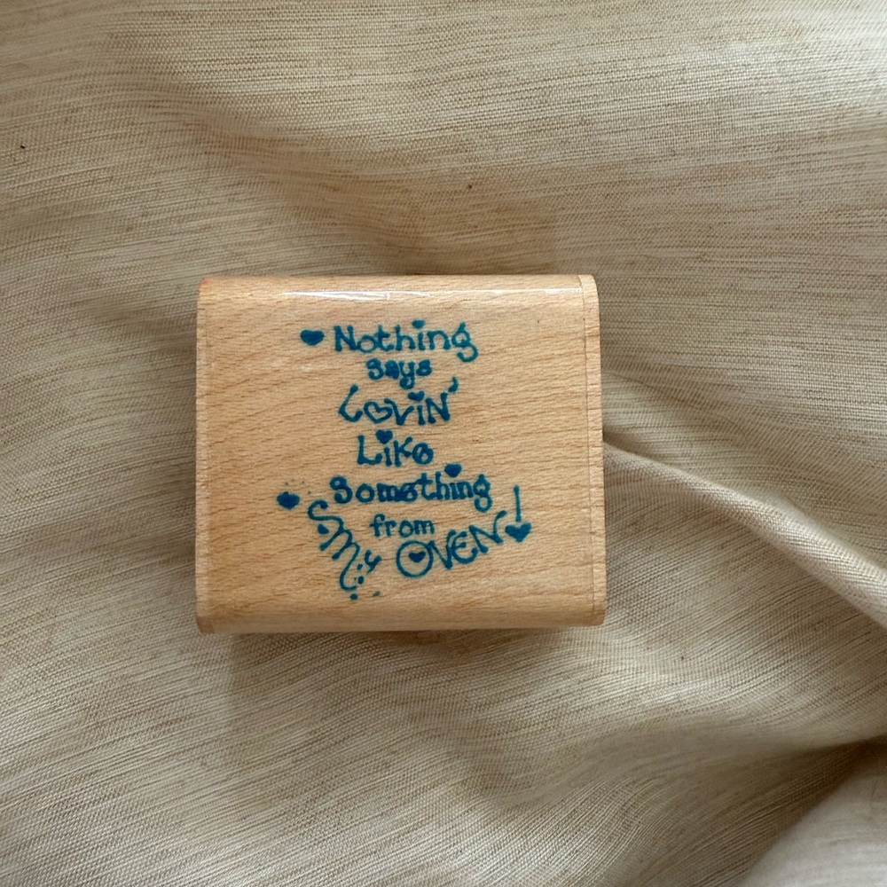 Wooden Kitchen Stamp